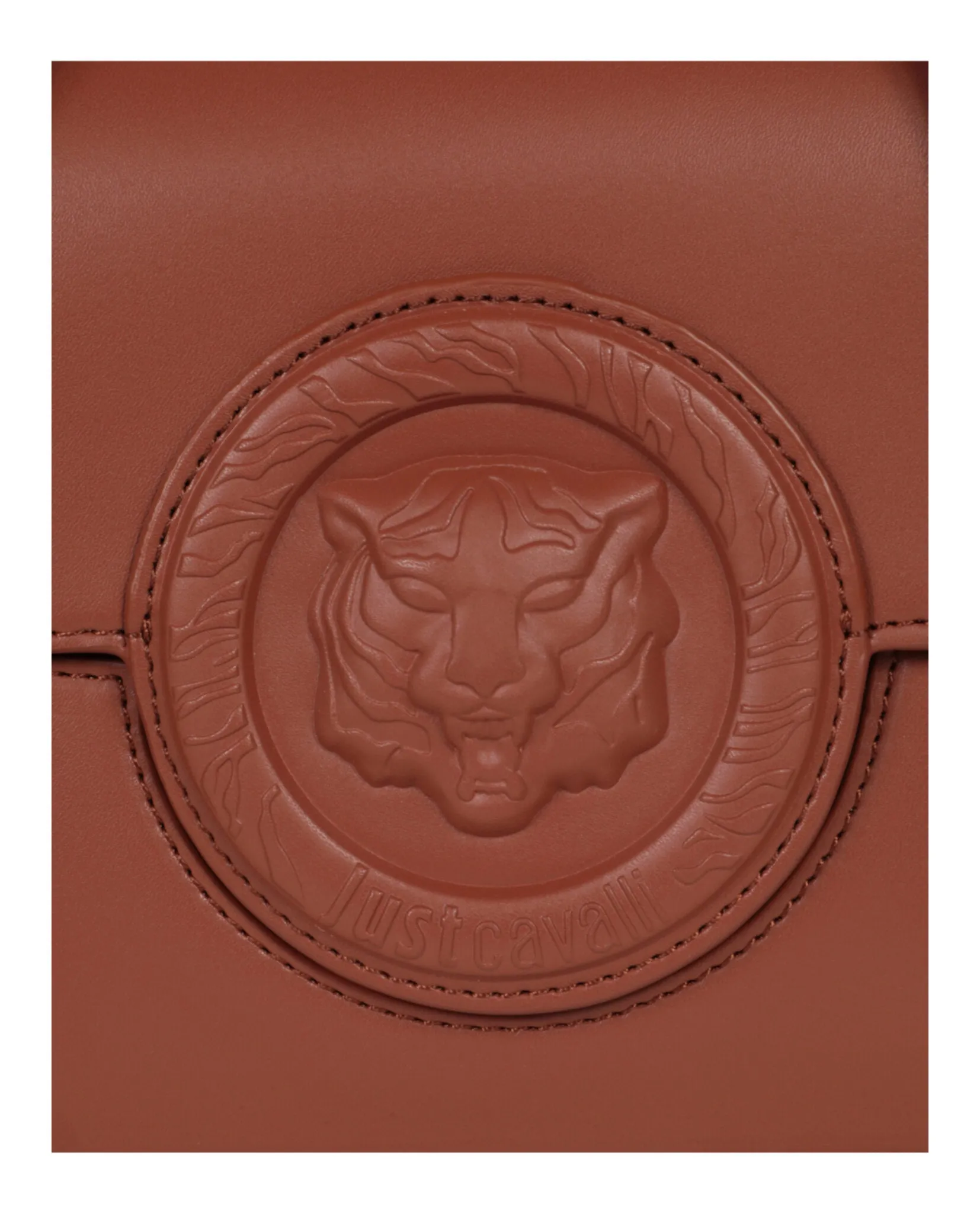 Just Cavalli Monochromatic Logo Small Shoulder Bag