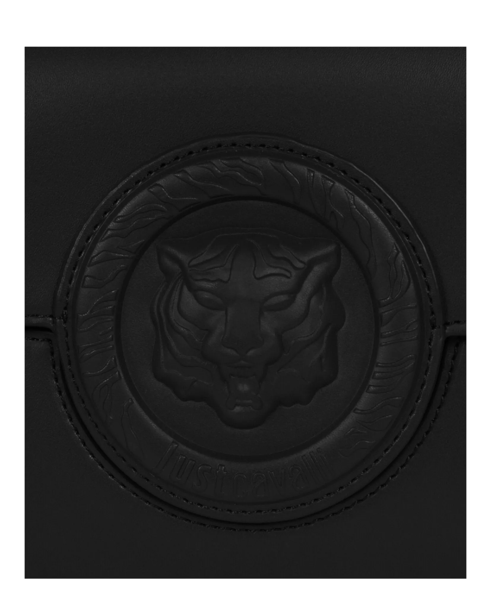 Just Cavalli Monochromatic Logo Small Shoulder Bag