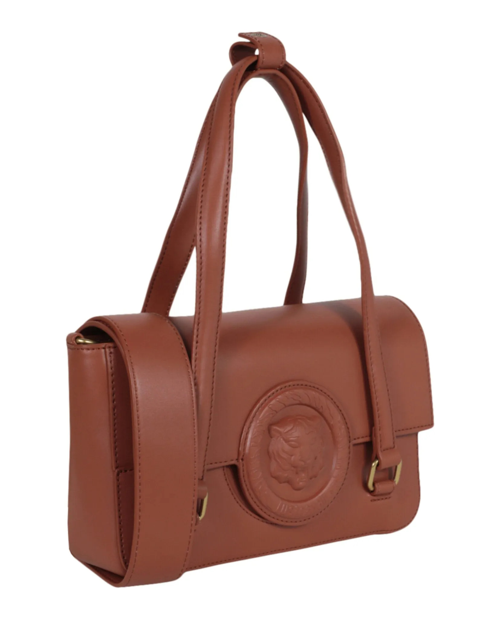 Just Cavalli Monochromatic Logo Small Shoulder Bag