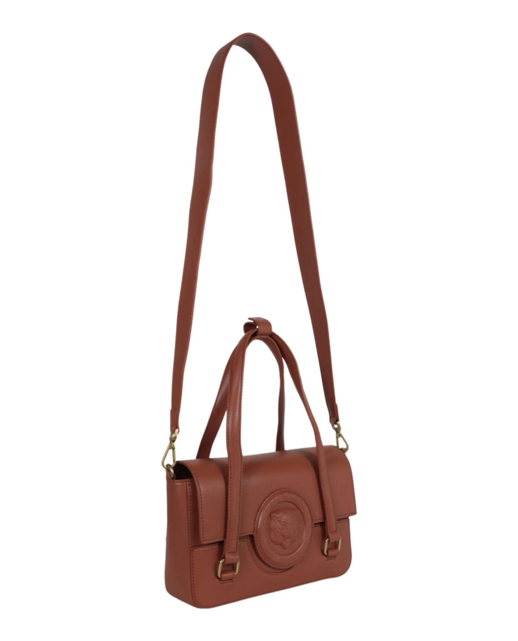 Just Cavalli Monochromatic Logo Small Shoulder Bag