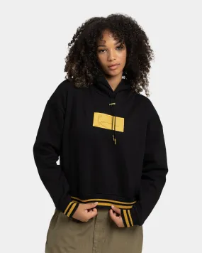Karl Kani Women's Small Signature Box Hoodie Black