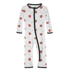 KicKee Pants Natural Basketball Coverall with Zipper