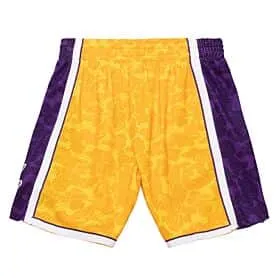 Lakers NBA Bape Shorts - Yellow