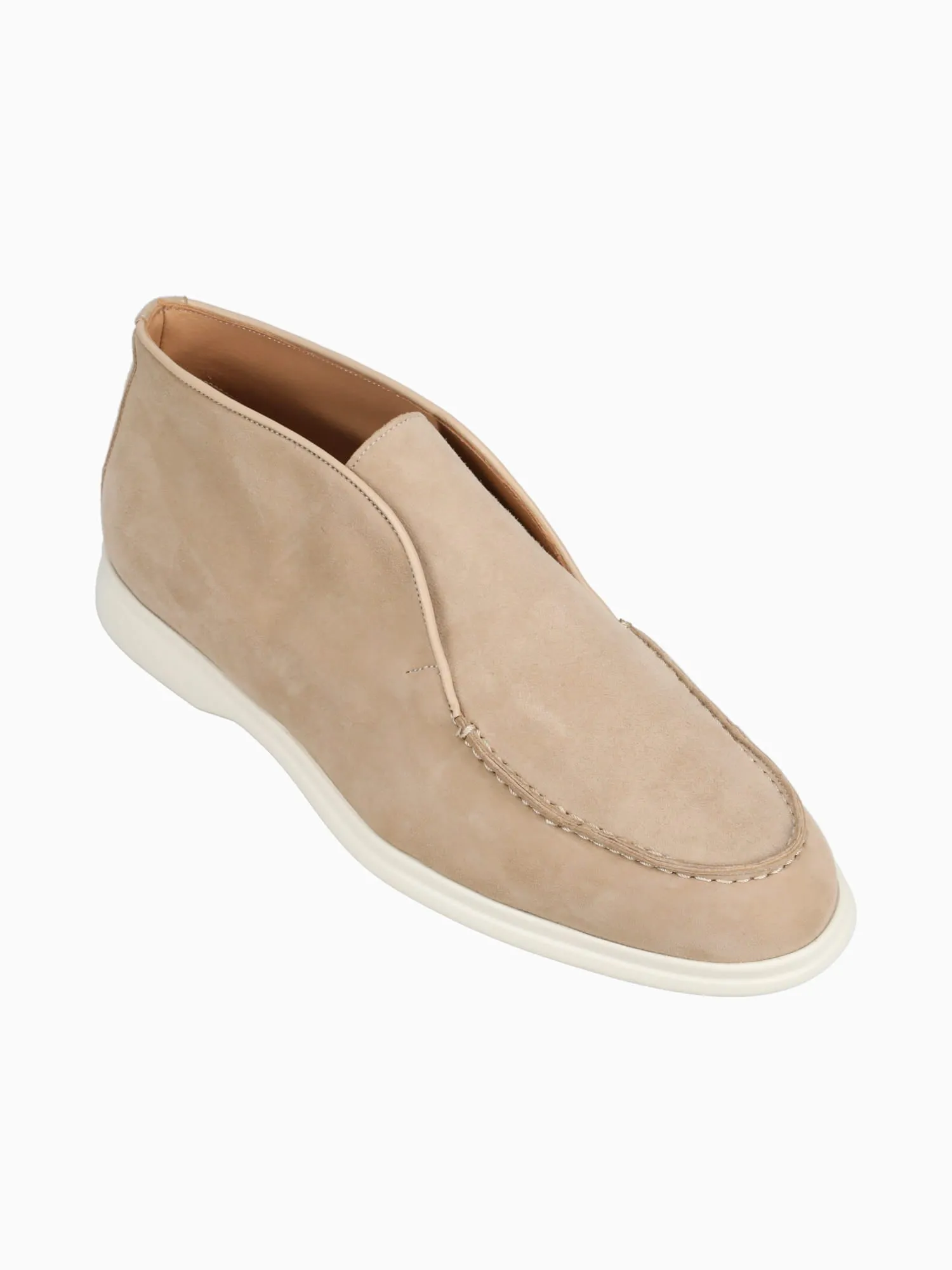 Leo Taupe Suede