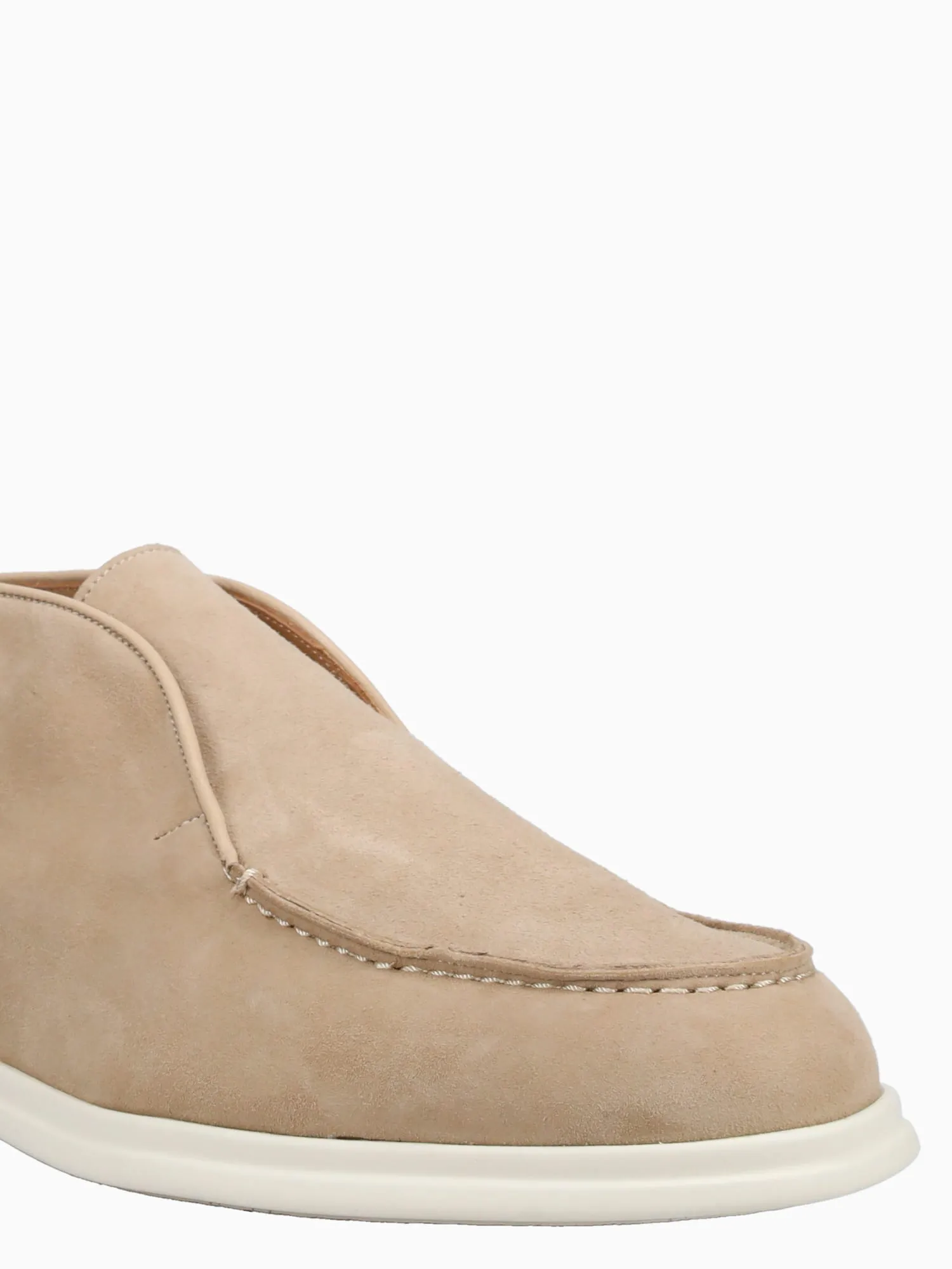 Leo Taupe Suede