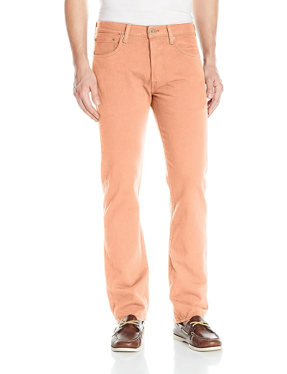 Levi's Men's 501 Original Shrink-to-Fit Jeans Lemon Bomb - Garment Dye