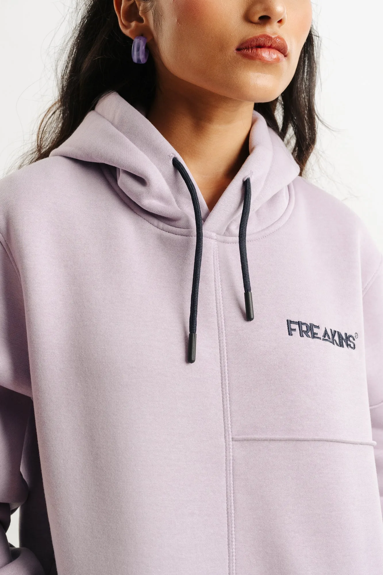 Lilac Cut & Sew Hoodie