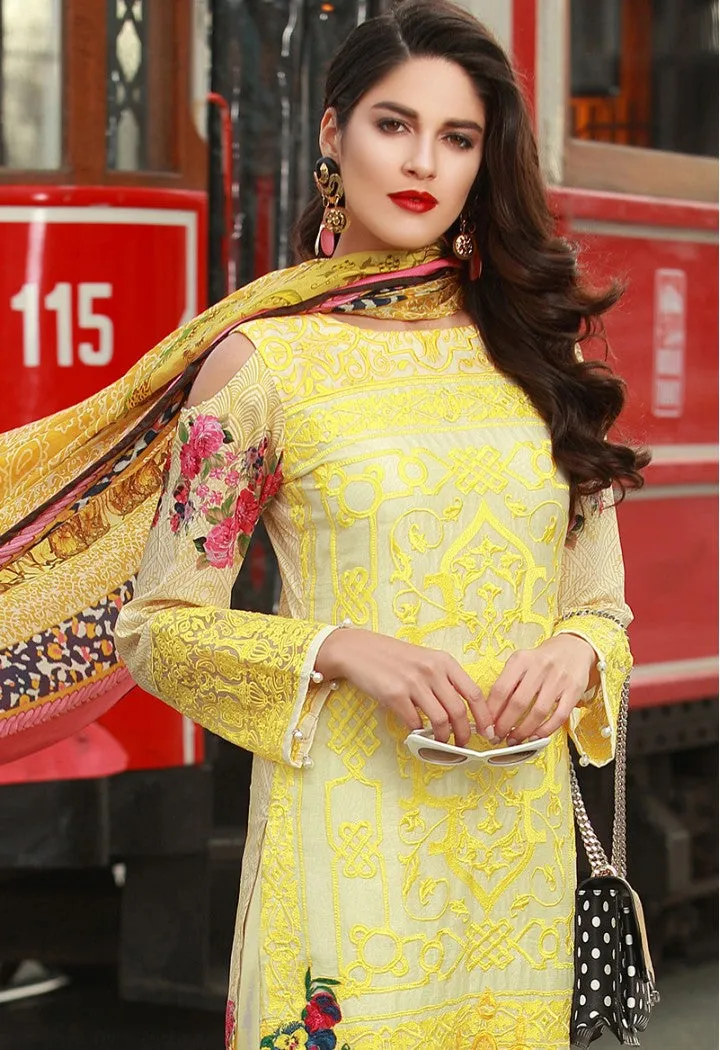 Mahiymaan Luxury Lawn 2018 – M-06