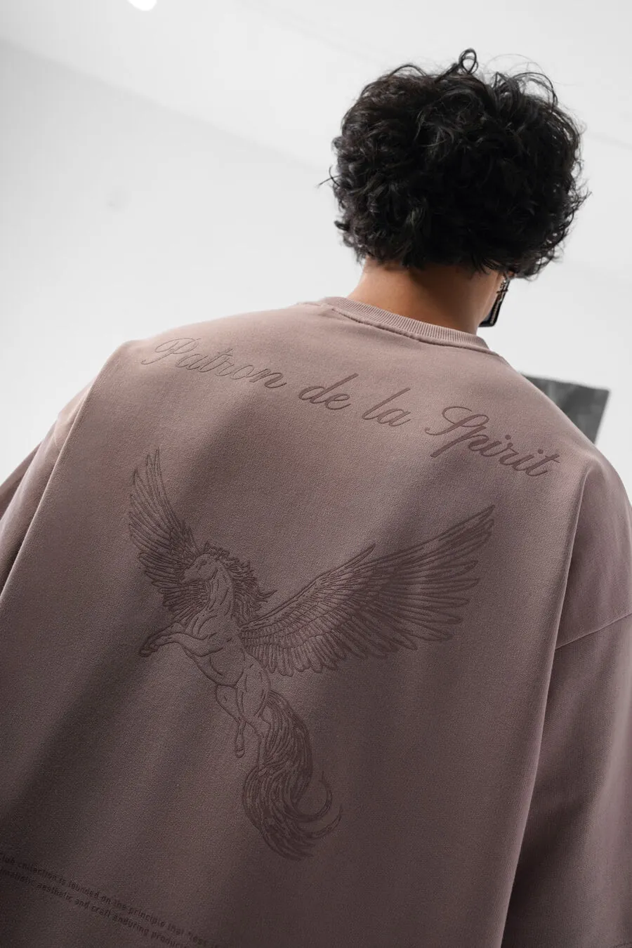 Members Only Club Tonal Tshirt (Pale Mauve)