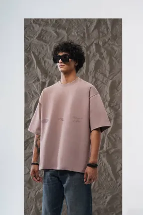 Members Only Club Tonal Tshirt (Pale Mauve)