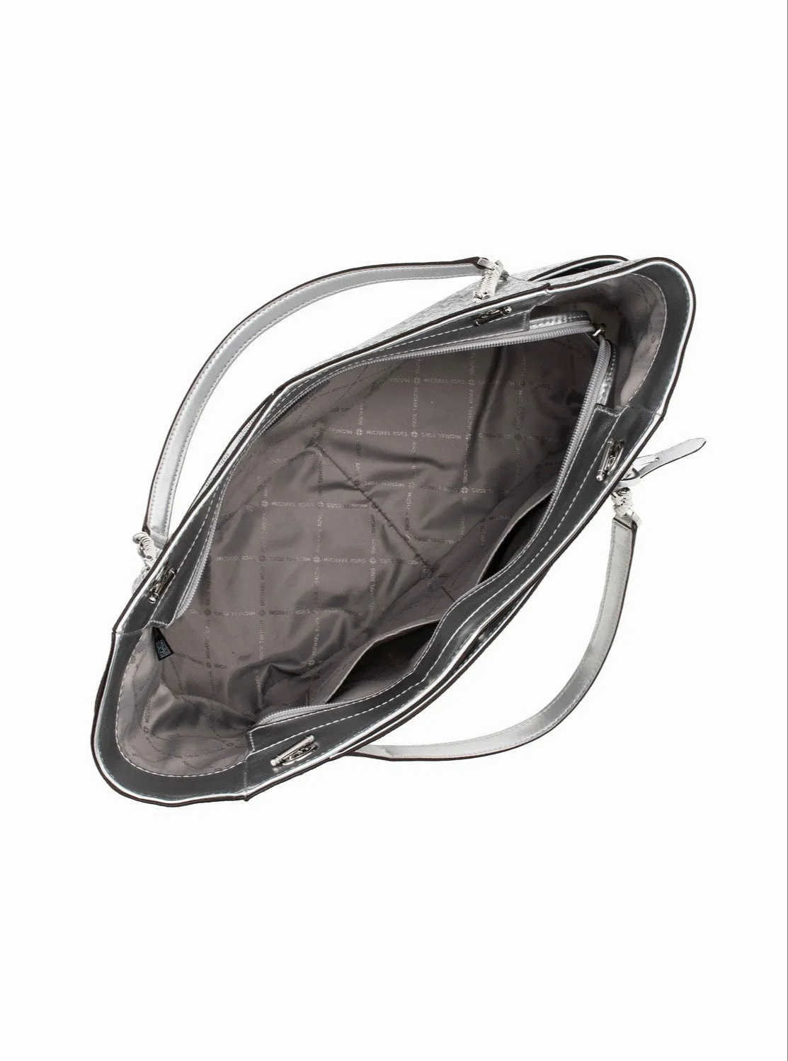 Michael Kors Jet Set Large Metallic Logo Shoulder Bag
