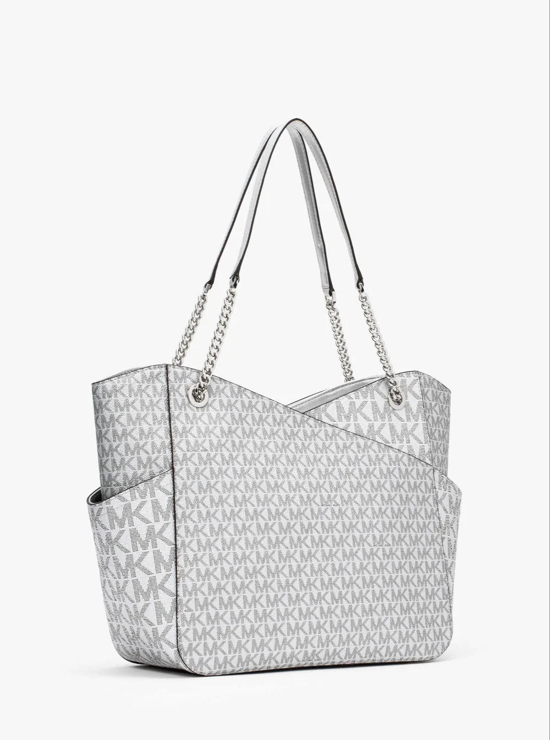 Michael Kors Jet Set Large Metallic Logo Shoulder Bag