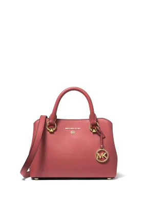 Michael Kors Women's Cinnamon Edith Small Saffiano Leather Satchel
