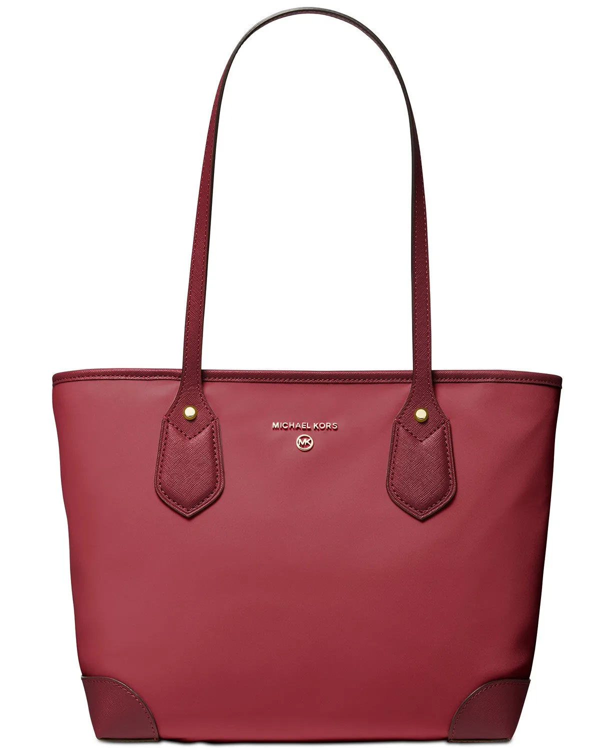 Michael Kors Women's Dark Berry Eva Small Nylon Top Zip Tote