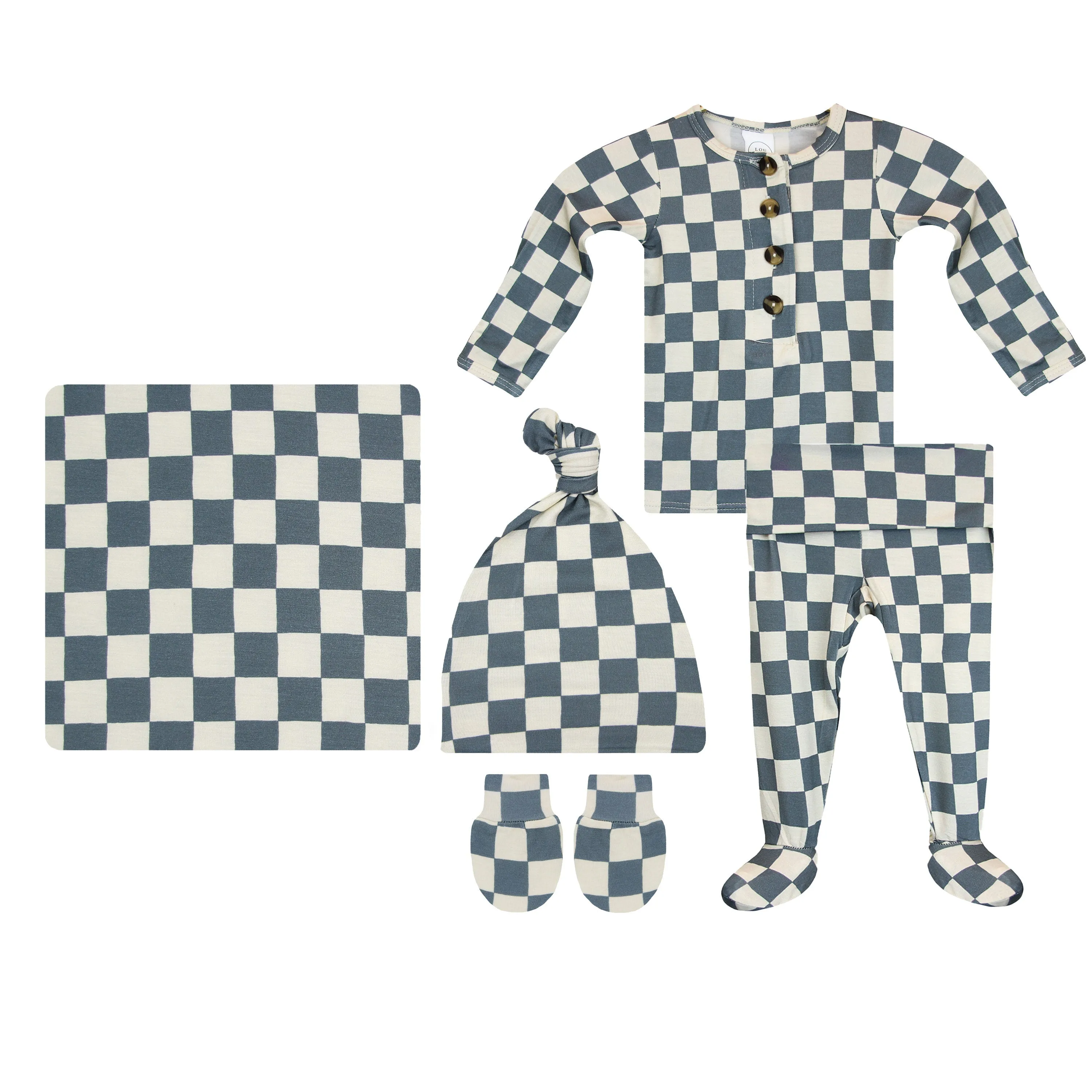 Miles Newborn Hat Bundle (Top   Bottom)