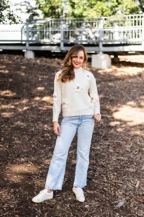 Molly Daisy  Jumper  | White