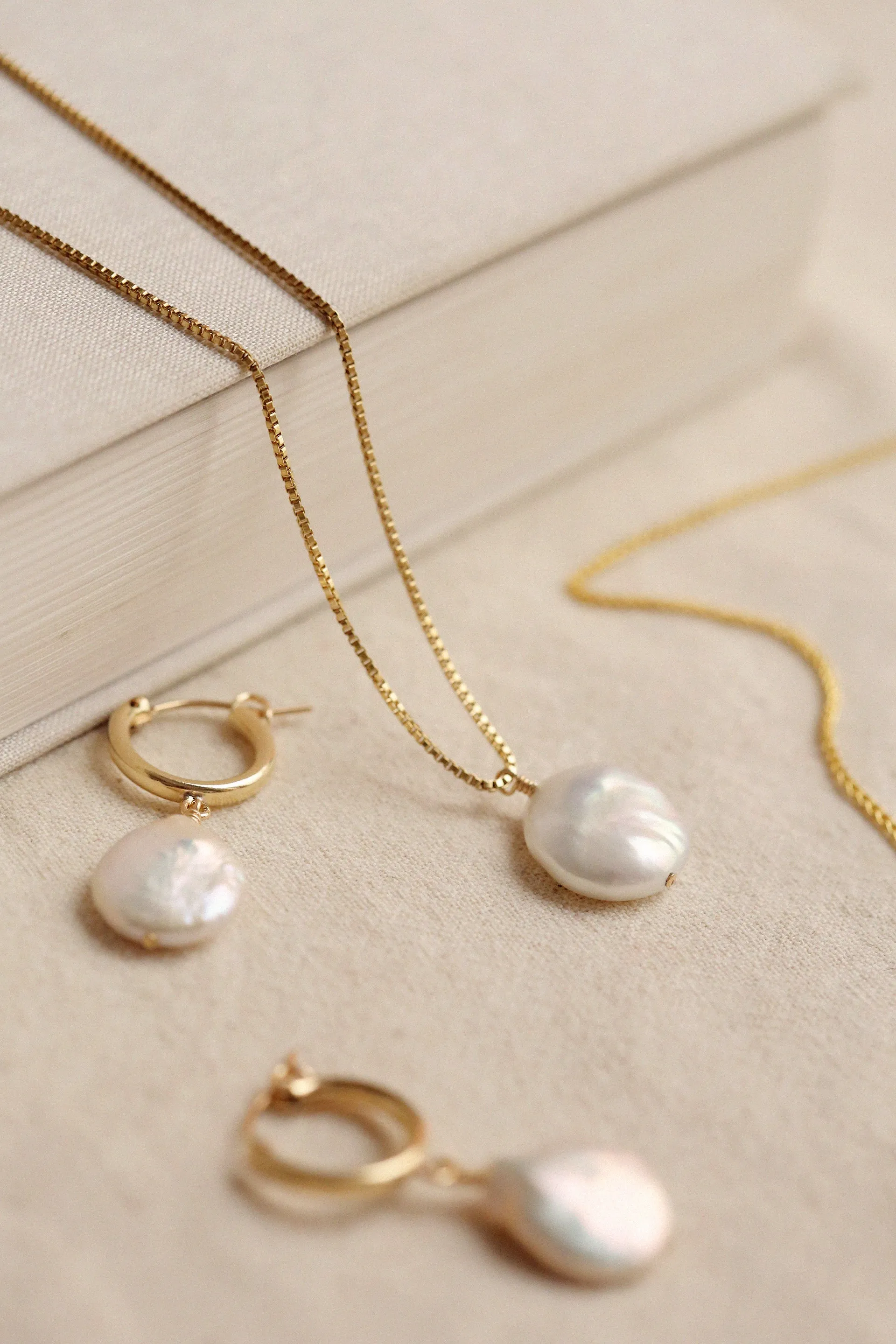 Moon Pearl Necklace