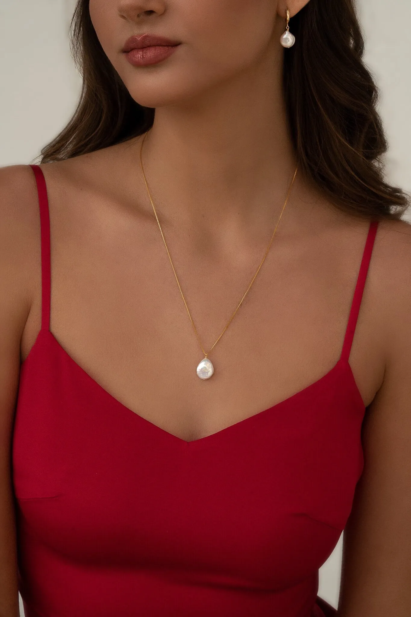 Moon Pearl Necklace