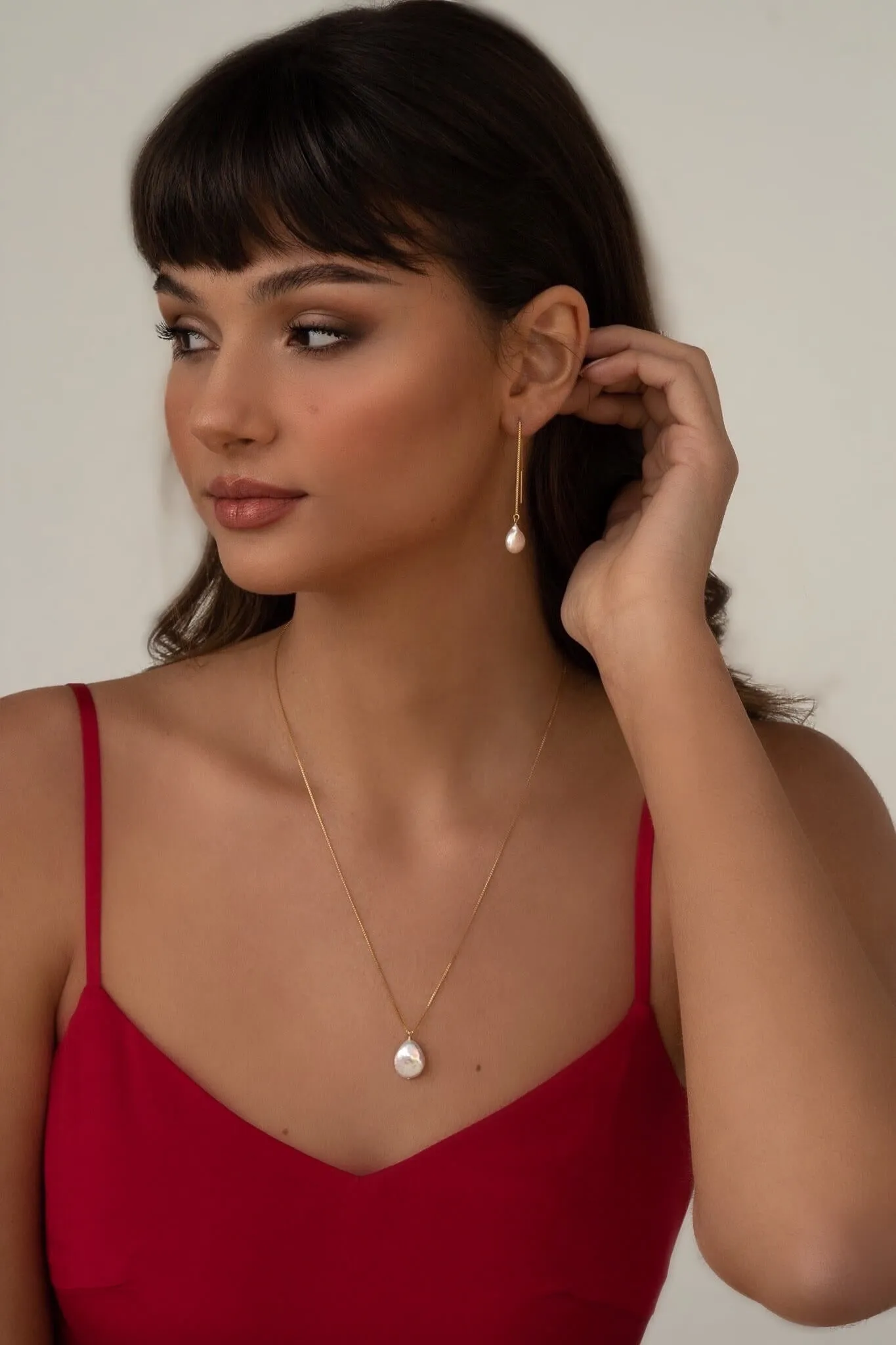 Moon Pearl Necklace