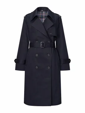 Navy trench coat