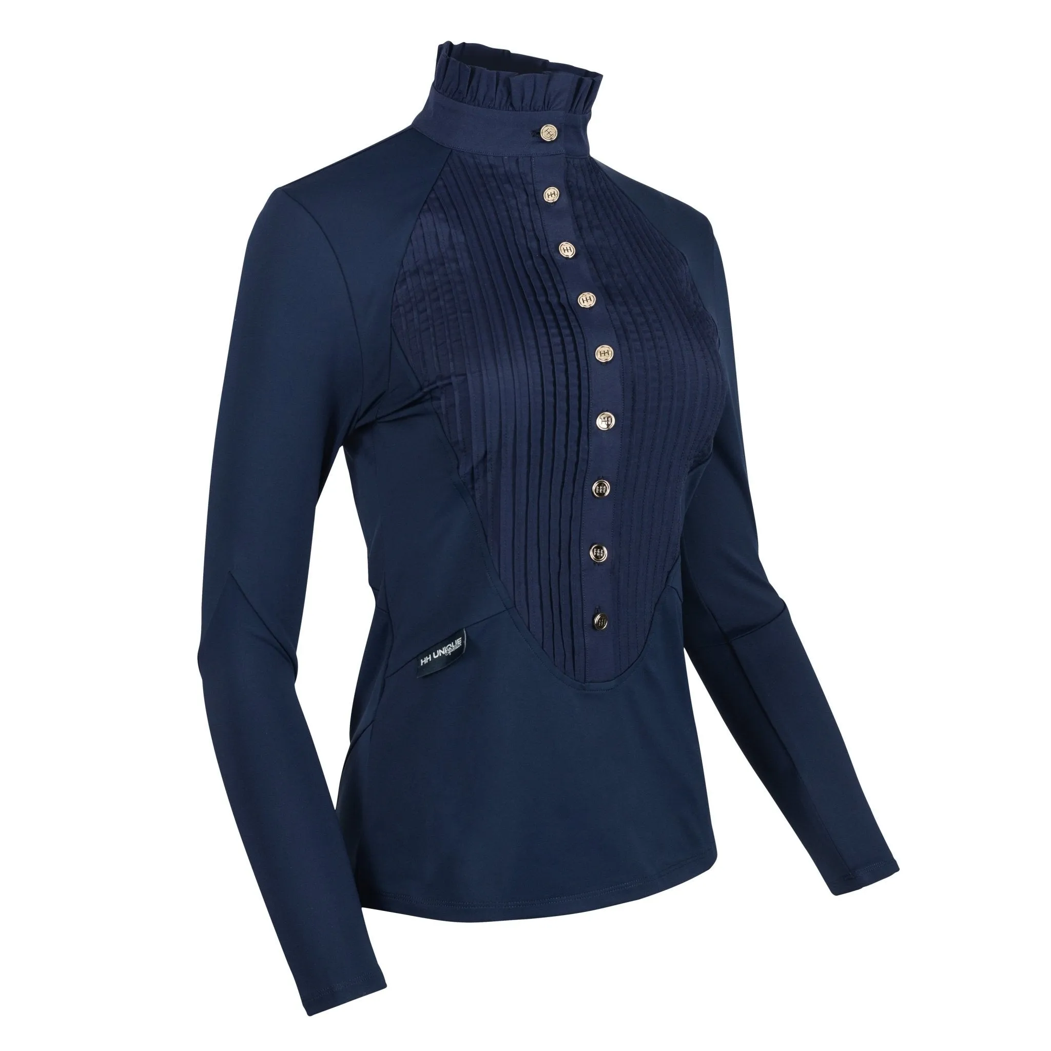 Navy Tudor Competition Show Shirt Shirt