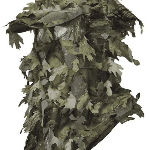 NMG - Leafy Hat With Face Mask - Woodland Green