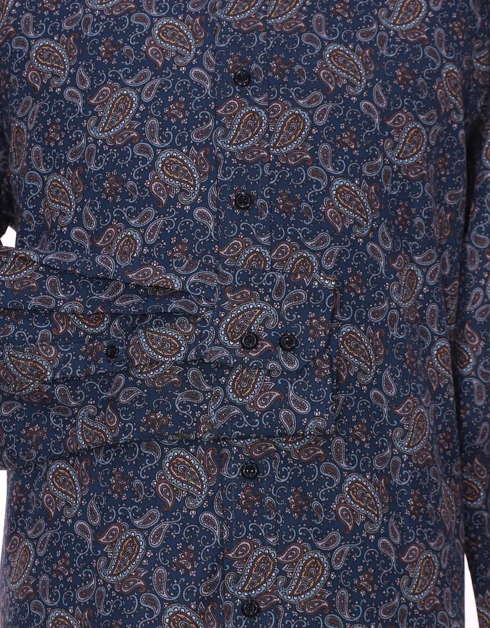 Paisley Shirt | 60s Style Multi Color Paisley Men Shirt