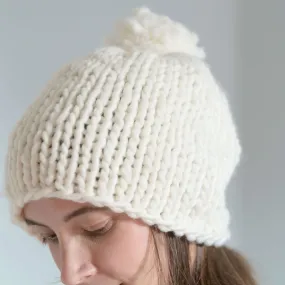 Red Heart Knit Latte Classico Hat