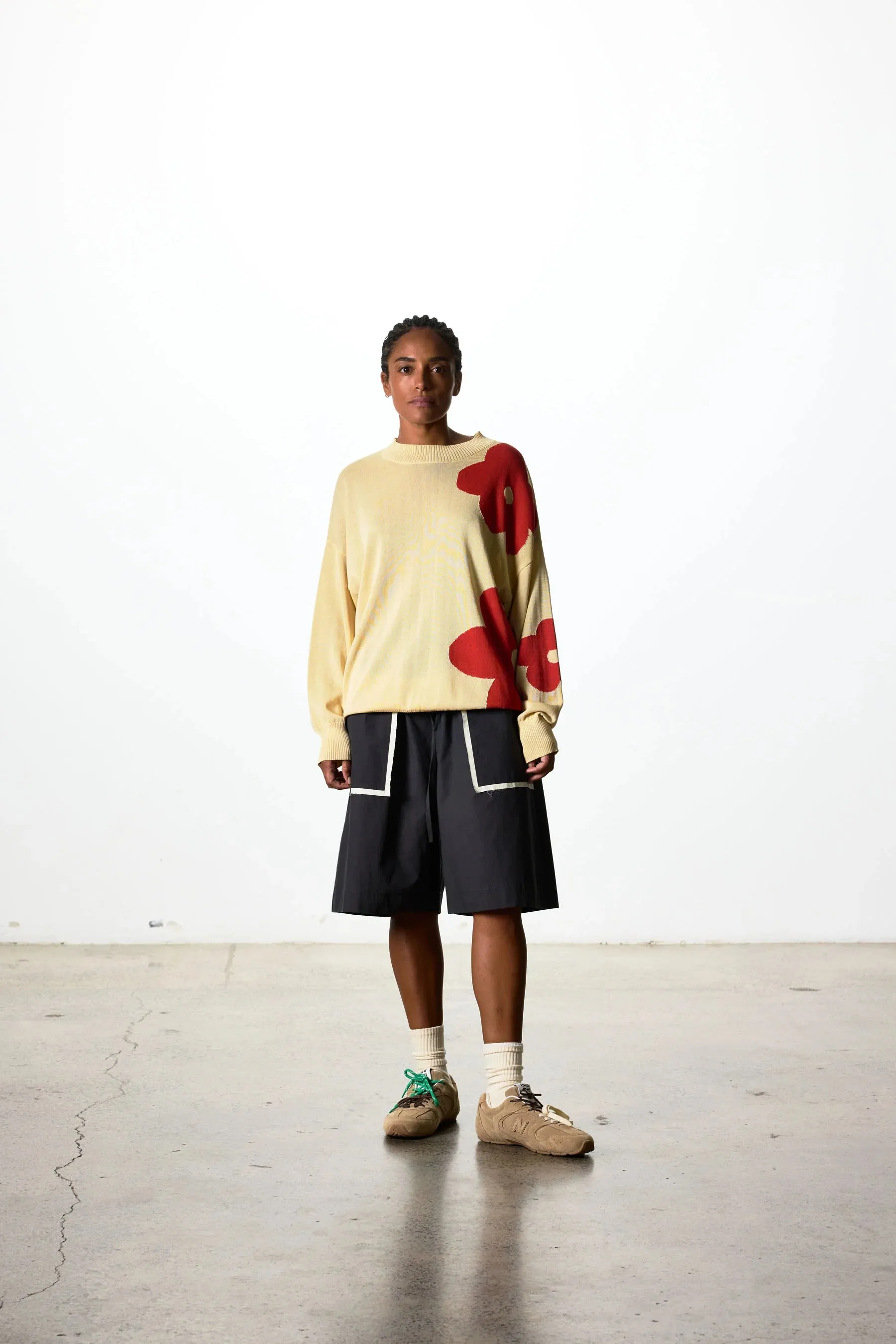 Ricochet Alexander Jumper - Beige & Red