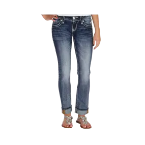Rock Revival Women's Esther Straight Stretch Jean
