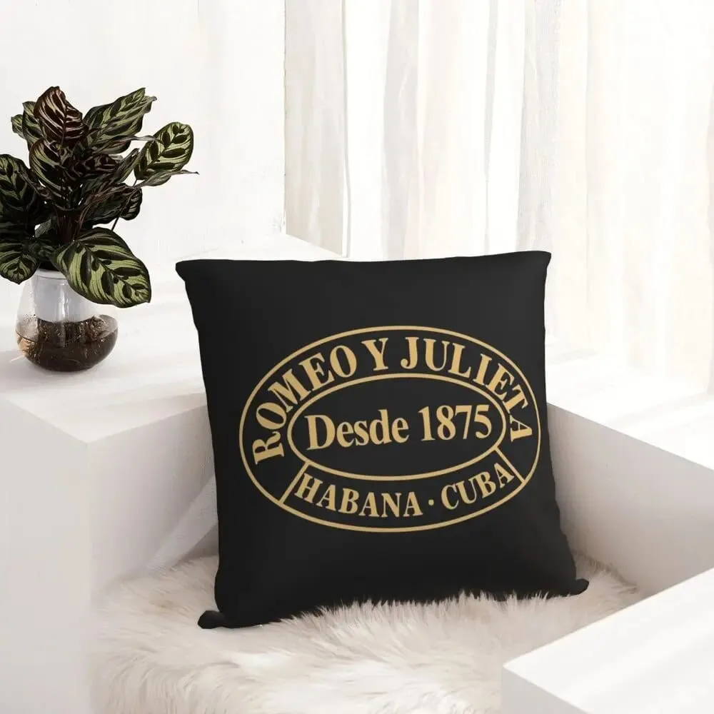 Romeo and Julieta Habana Cuba Cigar Style Pillowcases  Poliester