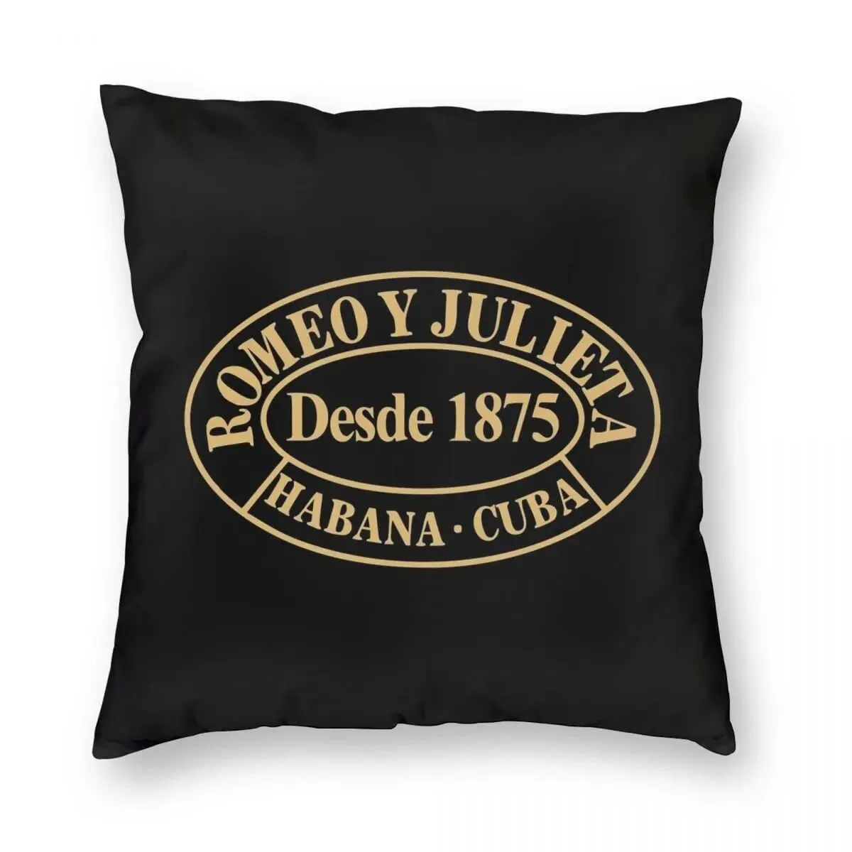 Romeo and Julieta Habana Cuba Cigar Style Pillowcases  Poliester
