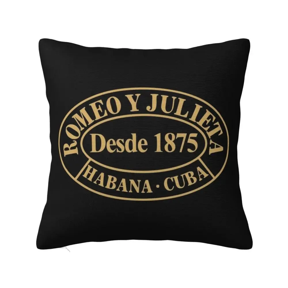 Romeo and Julieta Habana Cuba Cigar Style Pillowcases  Poliester