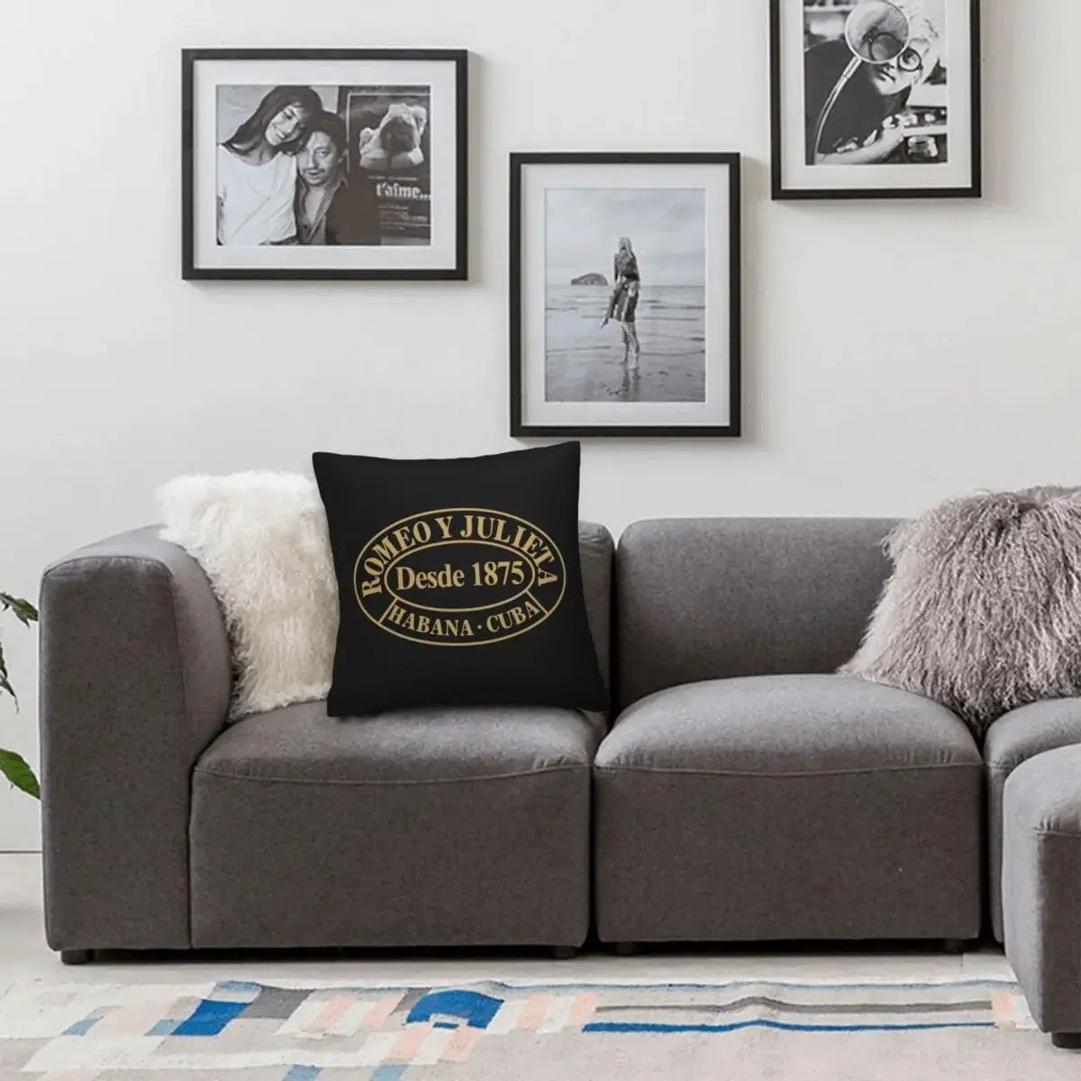 Romeo and Julieta Habana Cuba Cigar Style Pillowcases  Poliester