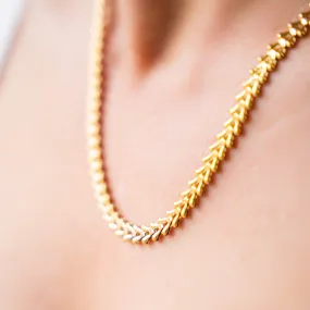 SHEENA - 18K Gold Plated Stainless Steel Necklace | 18 Inch