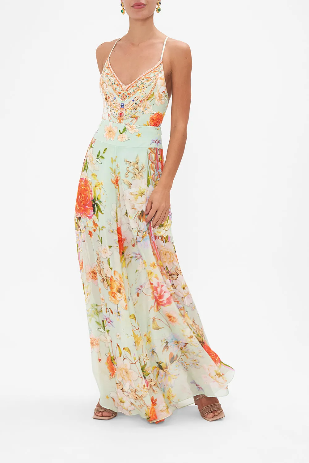 SHEER WIDE LEG PANT TALK THE WALK