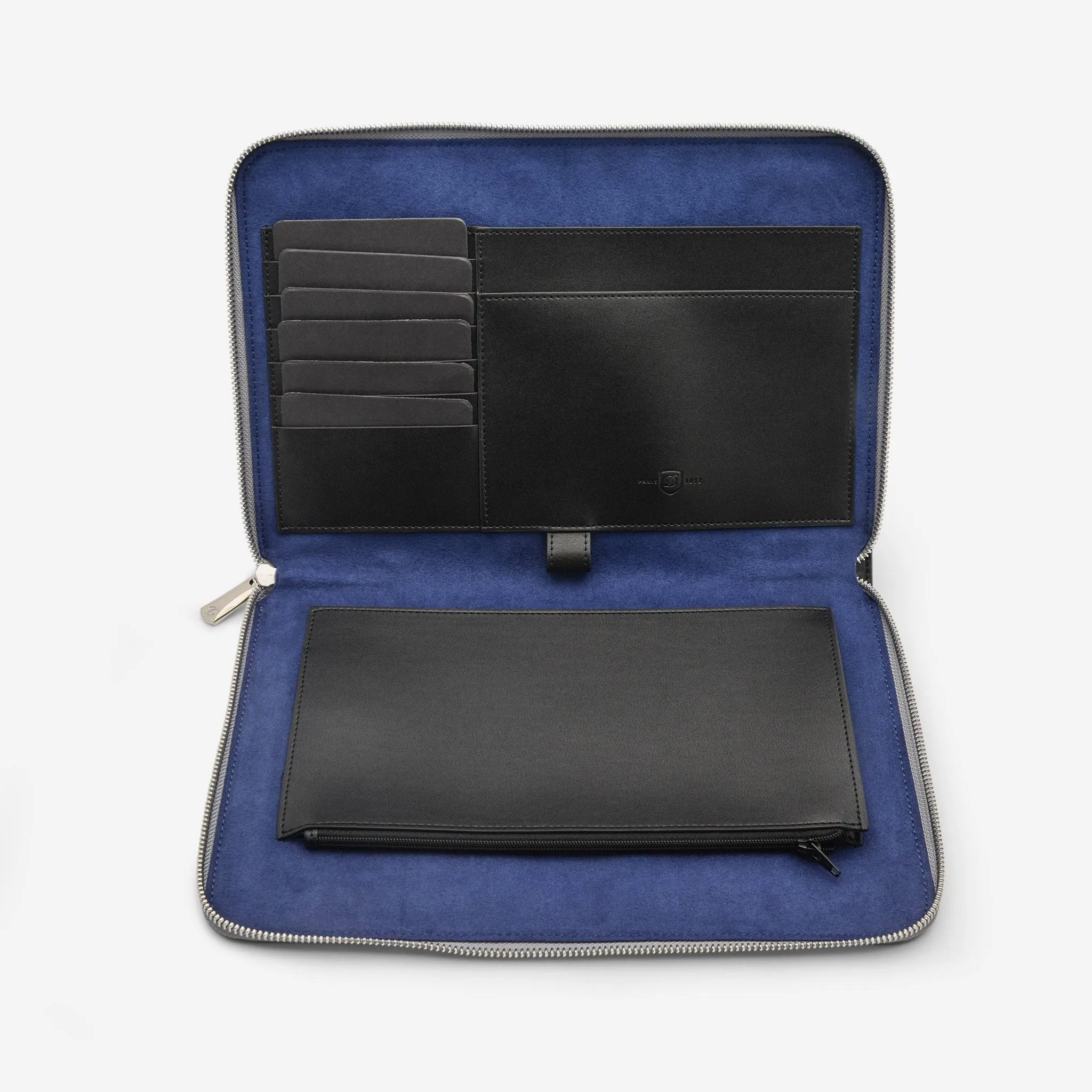 S.T. Dupont "Line D" Laser Grey and Black Cowhide Pouch 184500