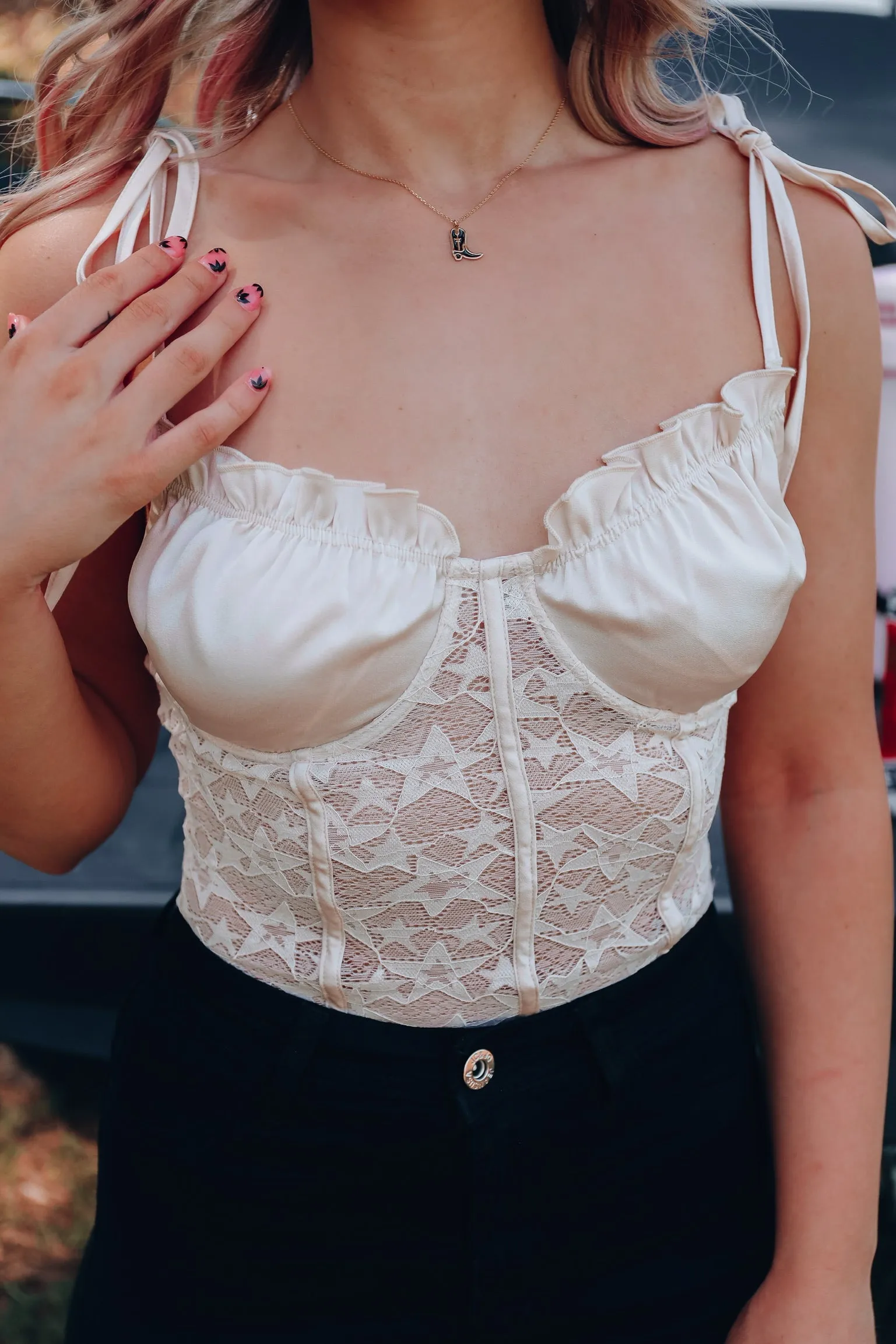 Star Girl Lace Bodysuit