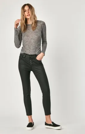 TESS SUPER SKINNY IN BLACK JEATHER