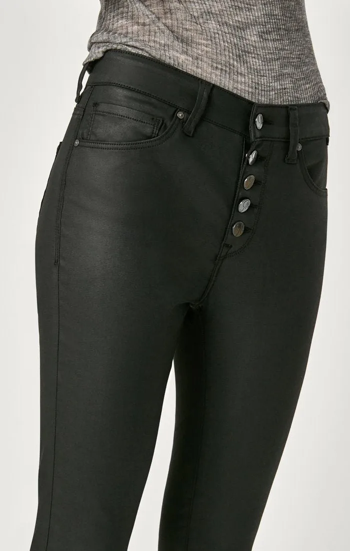TESS SUPER SKINNY IN BLACK JEATHER