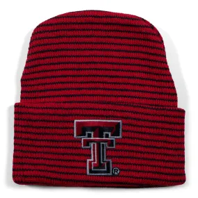 Texas Tech Stripe Knit Cap