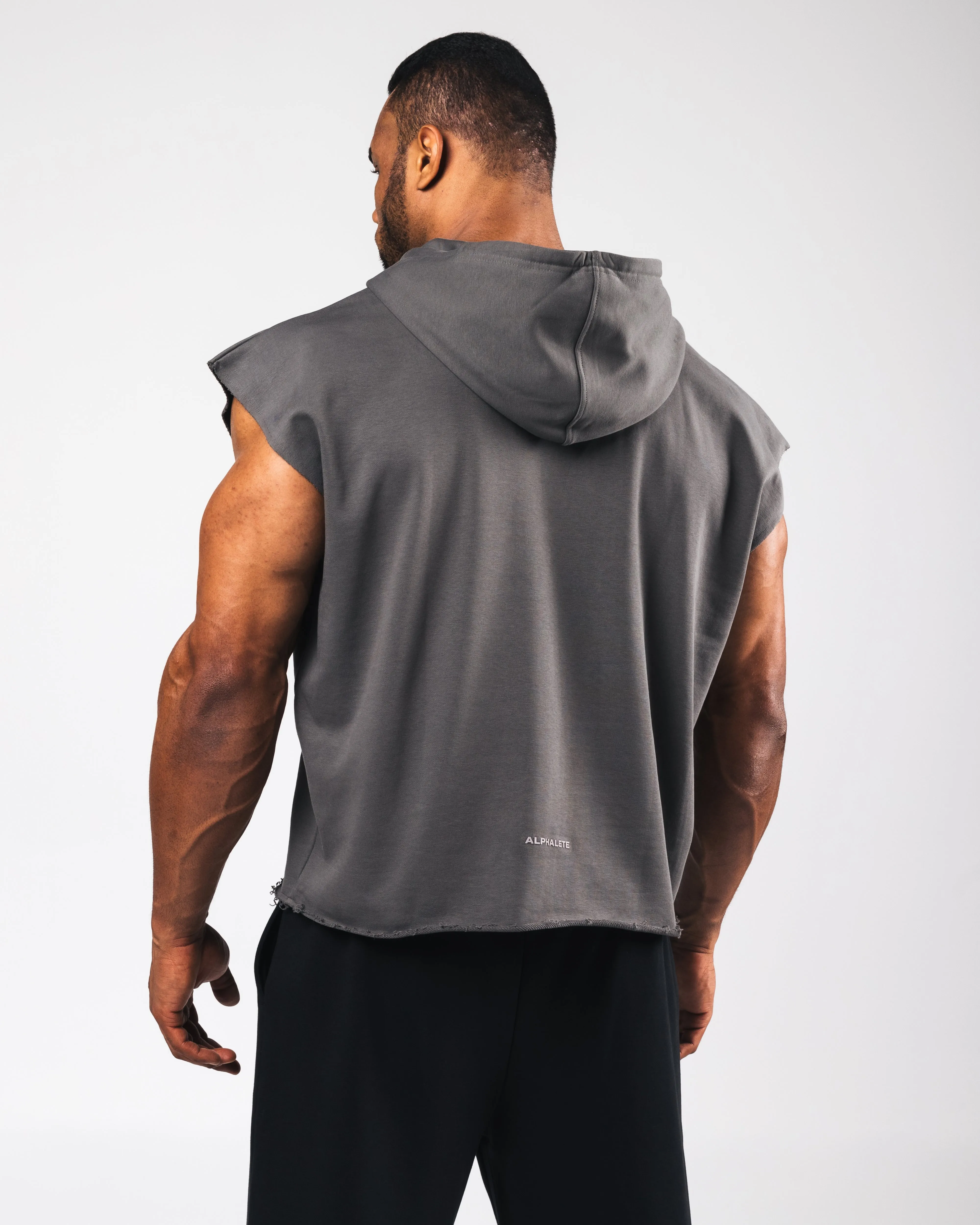 Three Pillar Capped Hoodie - Pewter