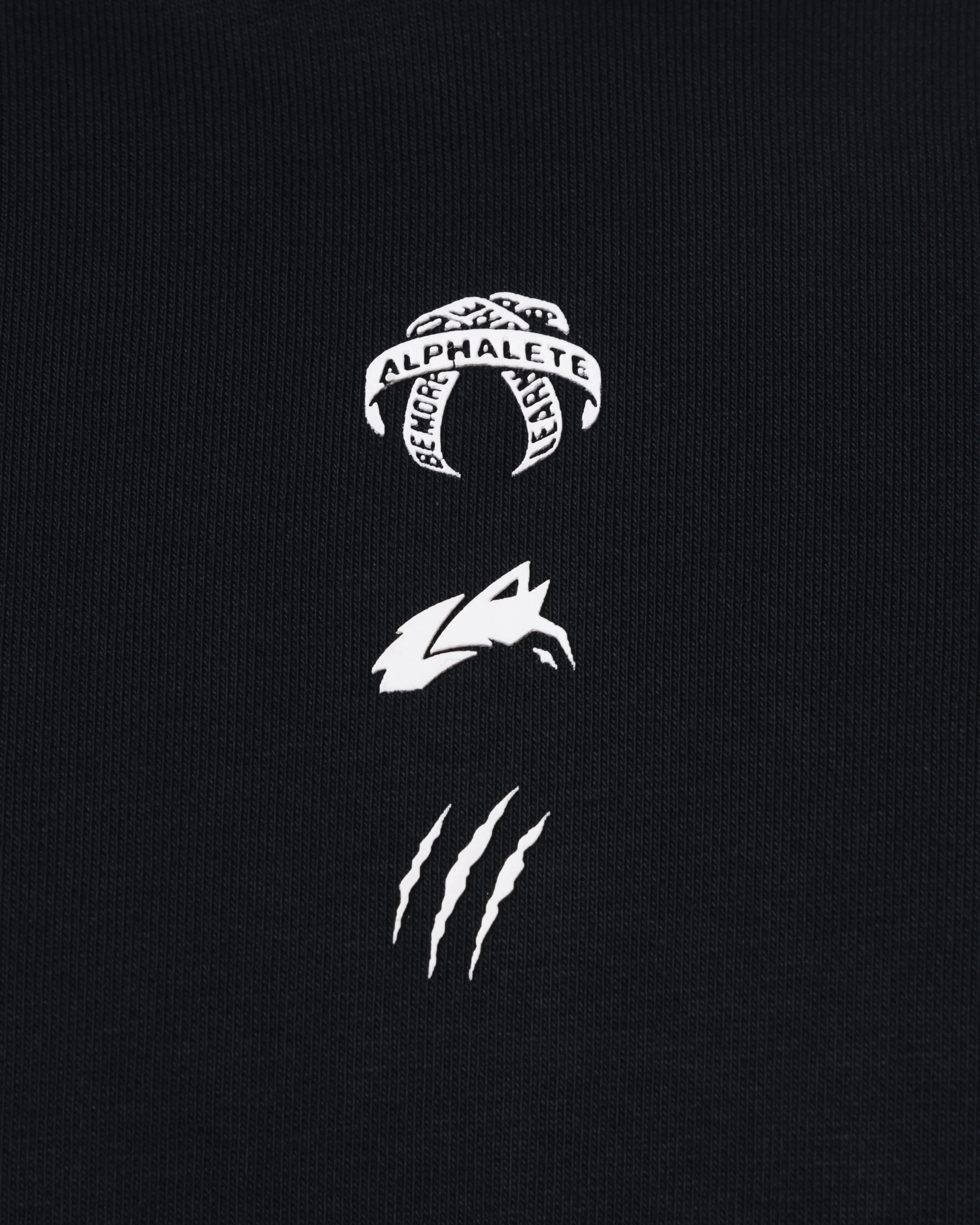Three Pillar Heavyweight Hoodie - Black