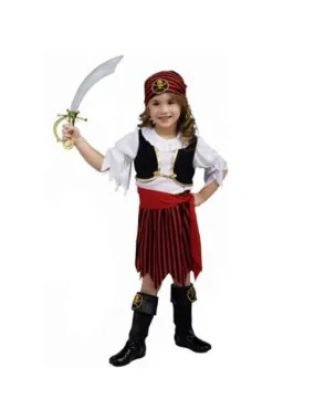 Toddler Pirate Girl Costume