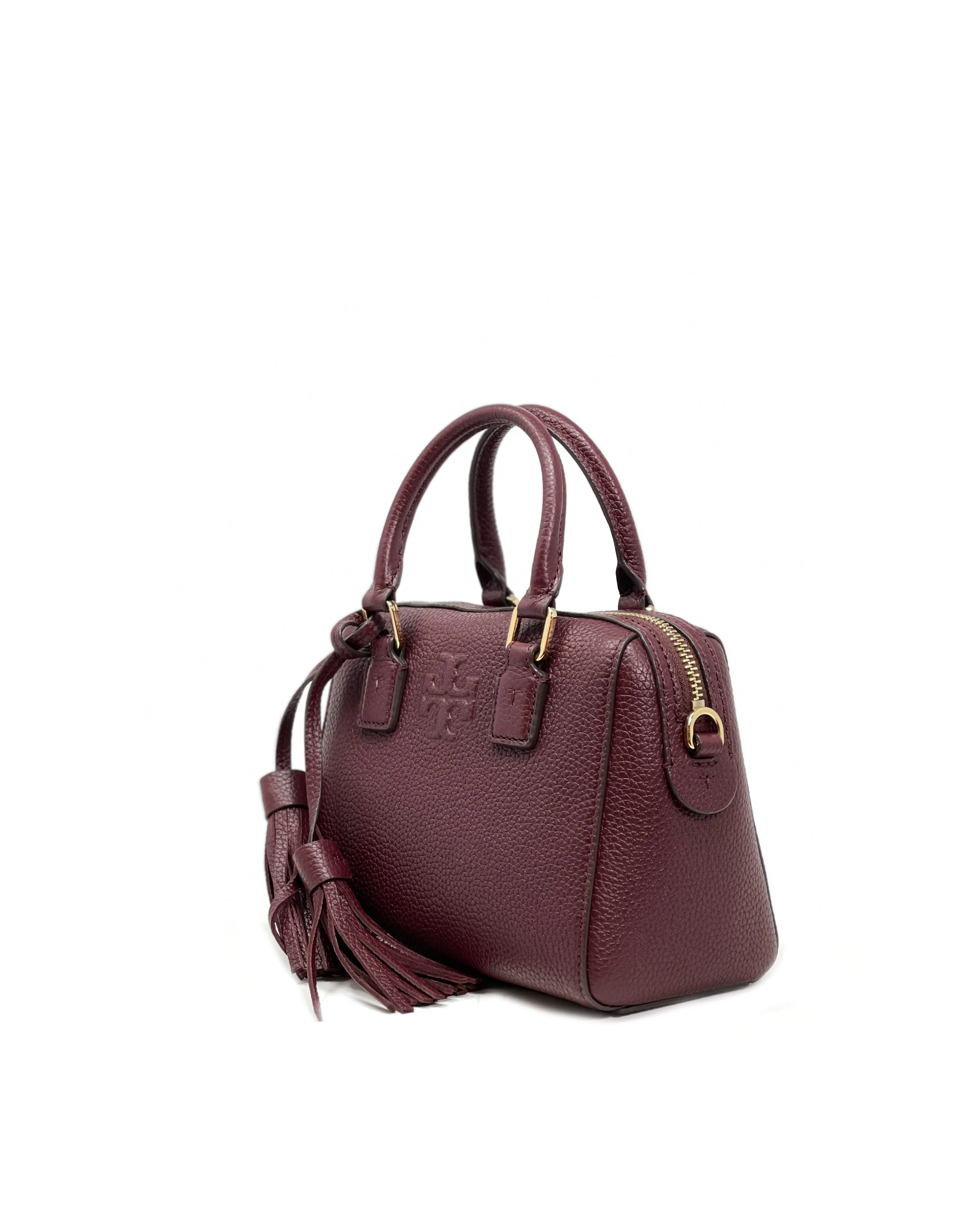 Tory Burch Claret Thea Mini Web Satchel