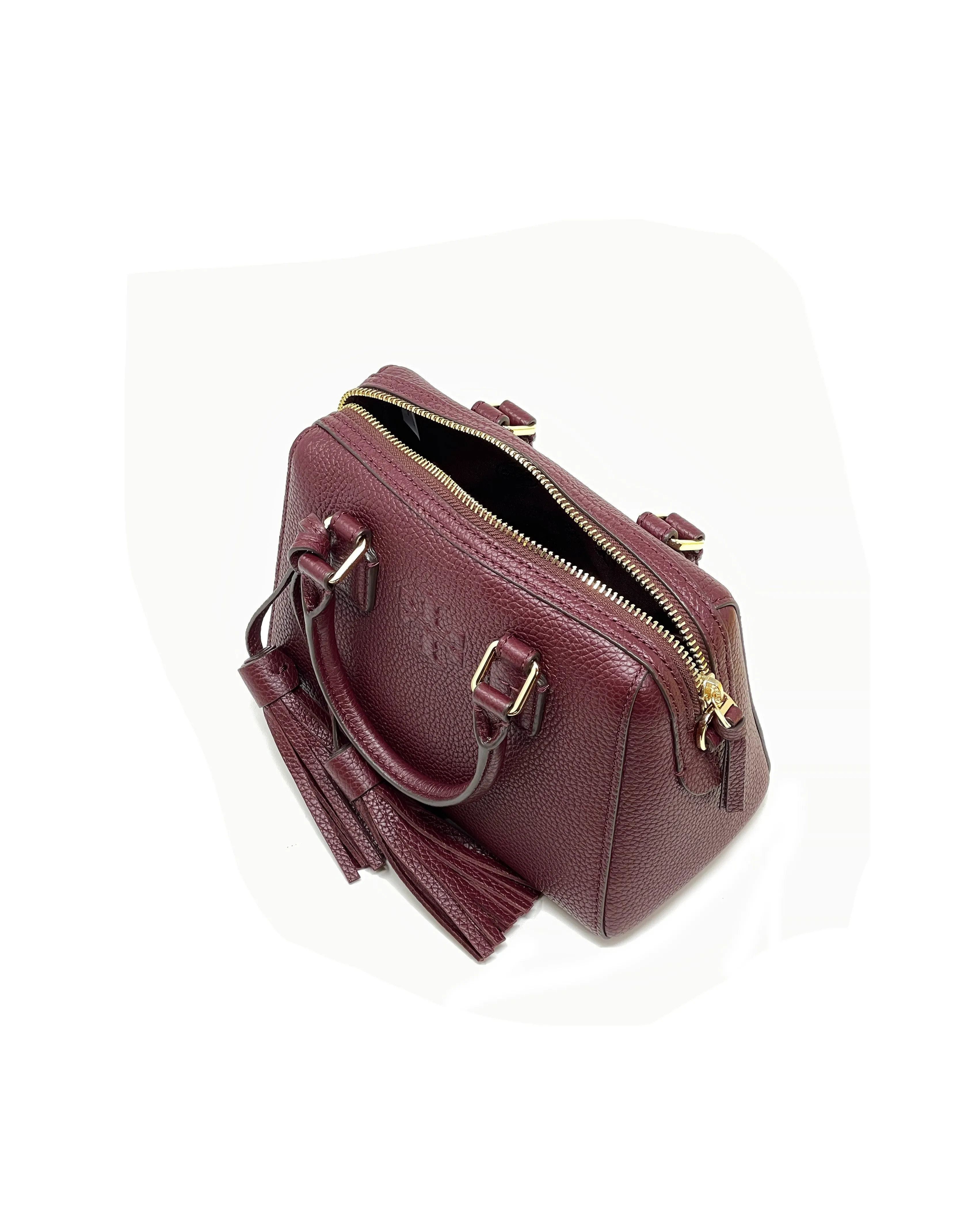 Tory Burch Claret Thea Mini Web Satchel
