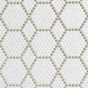 Tulle Country, Hexagon Mosaic - Glass Tile