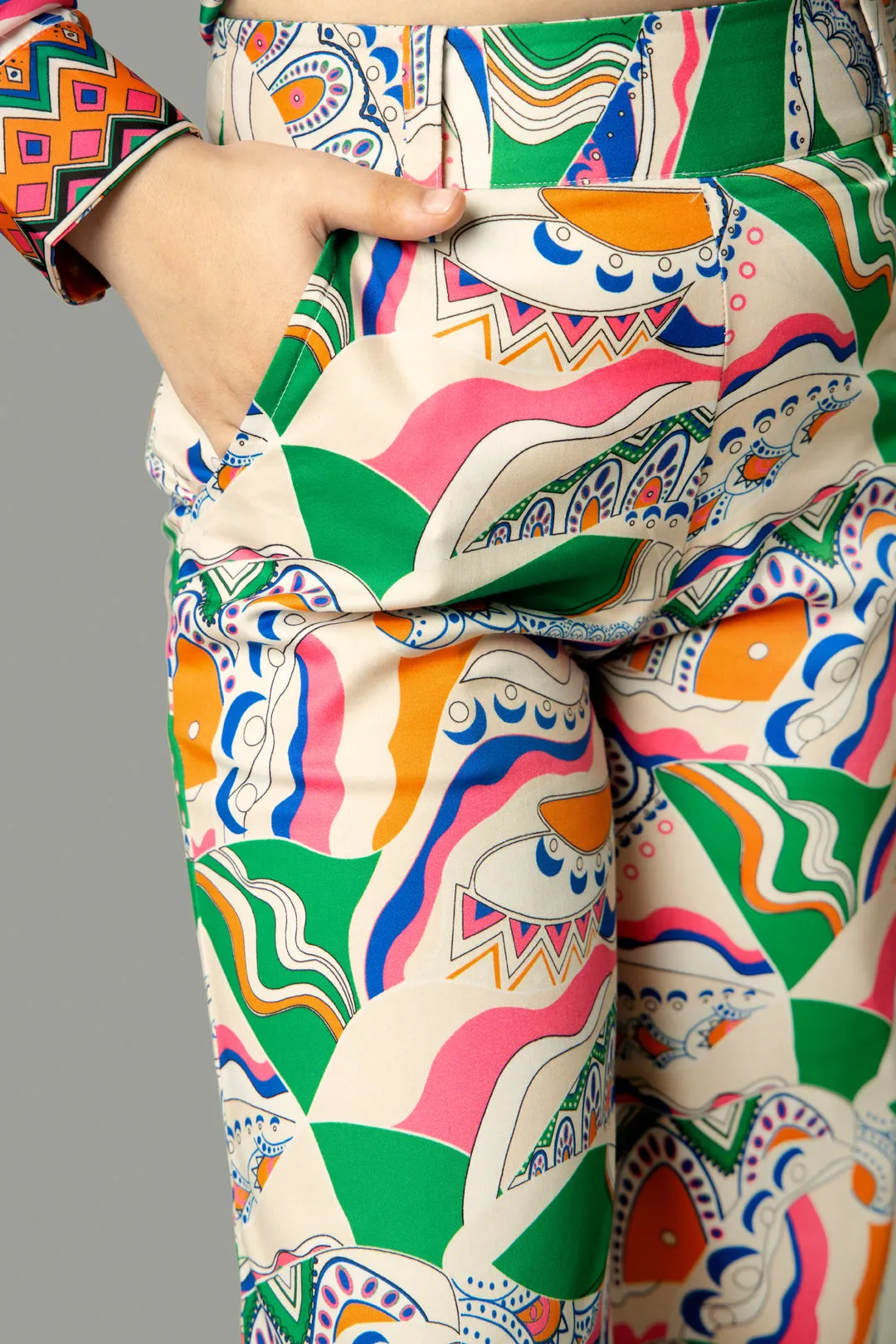 Unique Abstract Flared Bottom For Girls