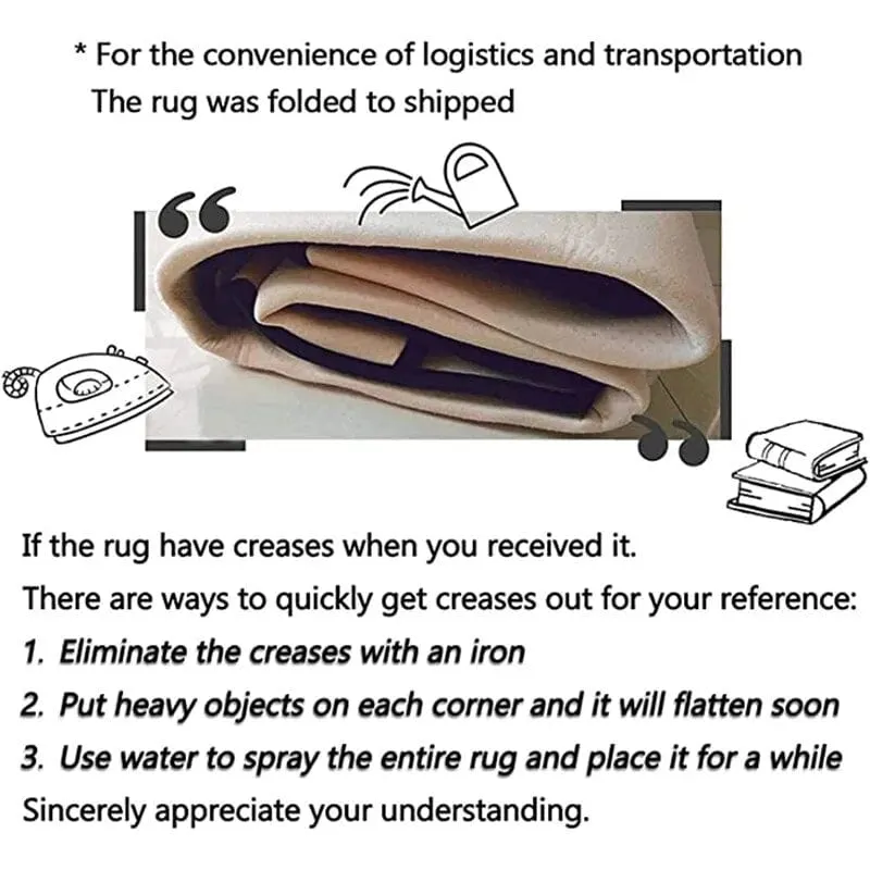 Virgin Voyage Luxury Modern Ornament Black Gold and White Carpet Luxury Non-Slip Floor Mat Rug Carpet