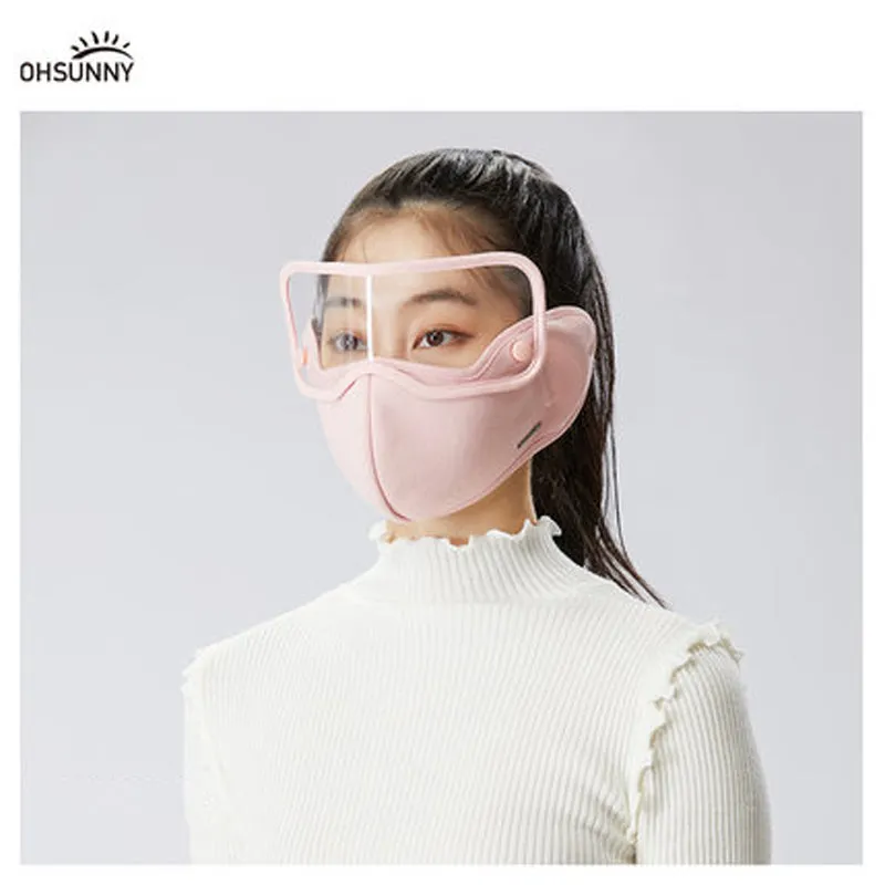 Winter Warm Face Cover with Removable Goggle Windproof Facemask